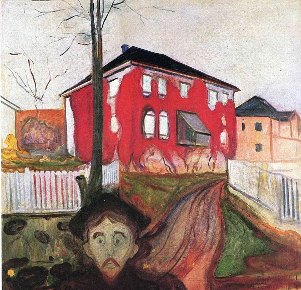 Edvard Munch Red Virginia Creeper  Wandbild